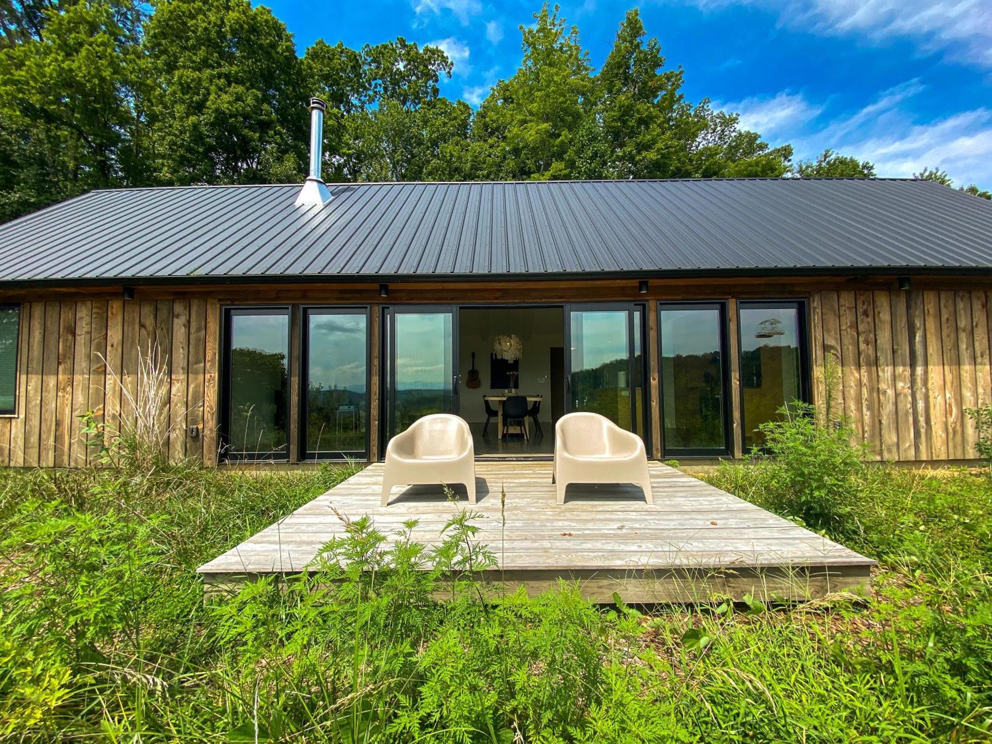 Morgan Branch Cabin In Marshall Villa Exterior photo